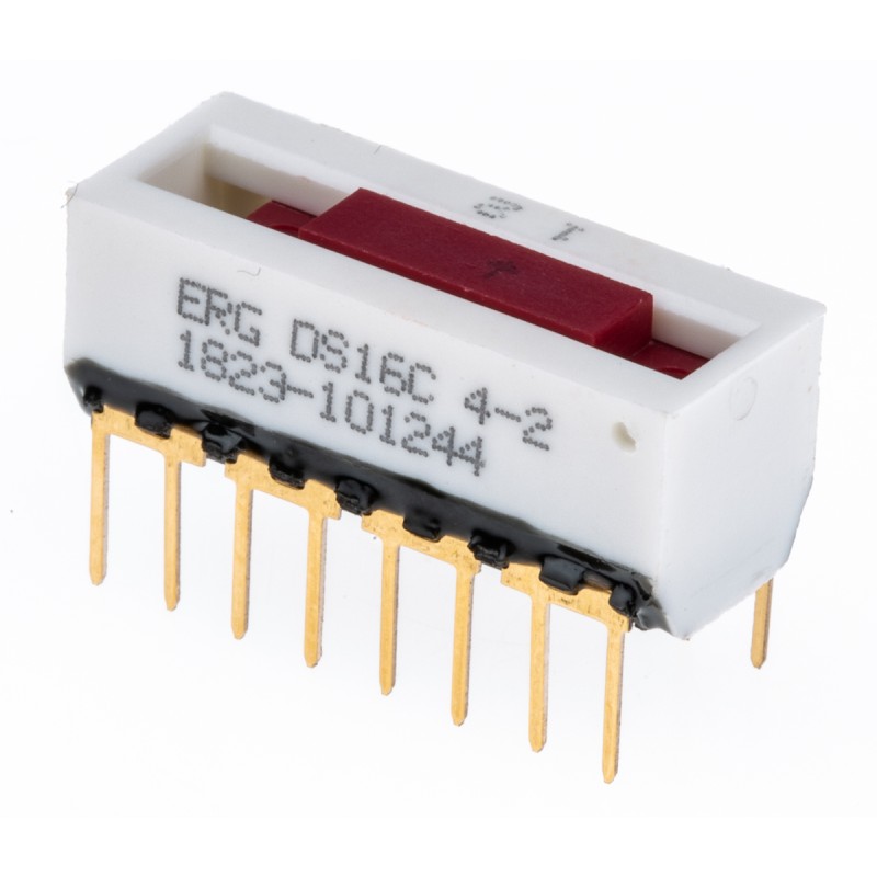 1 pcs - ERG 8 Way Through Hole DIP Switch 8P