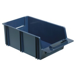 12 pcs - Raaco PP Storage Bin, 136mm x 210mm, Blue
