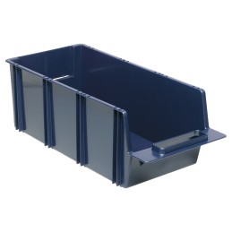 12 pcs - Raaco PP Storage Bin, 161mm x 210mm, Blue