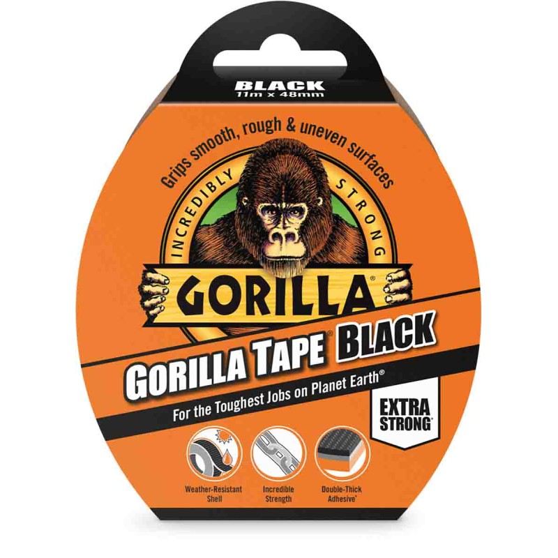 1 pcs - GORILLA GLUE EUROPE LTD Duct Tape, Black