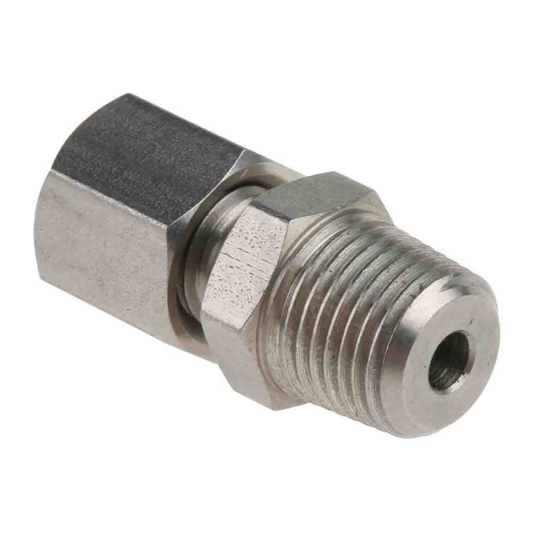 1 pcs - RS PRO Thermocouple Compression Fitting for Use with Thermocouple, 1/8 BSPT, 3mm Probe, RoHS Compliant Standard