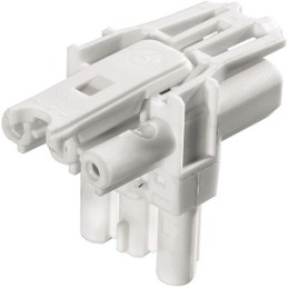 1 pcs - Wieland GST18i Series T-Distributor, 3-Pole, 3-Way, 20A, IP20