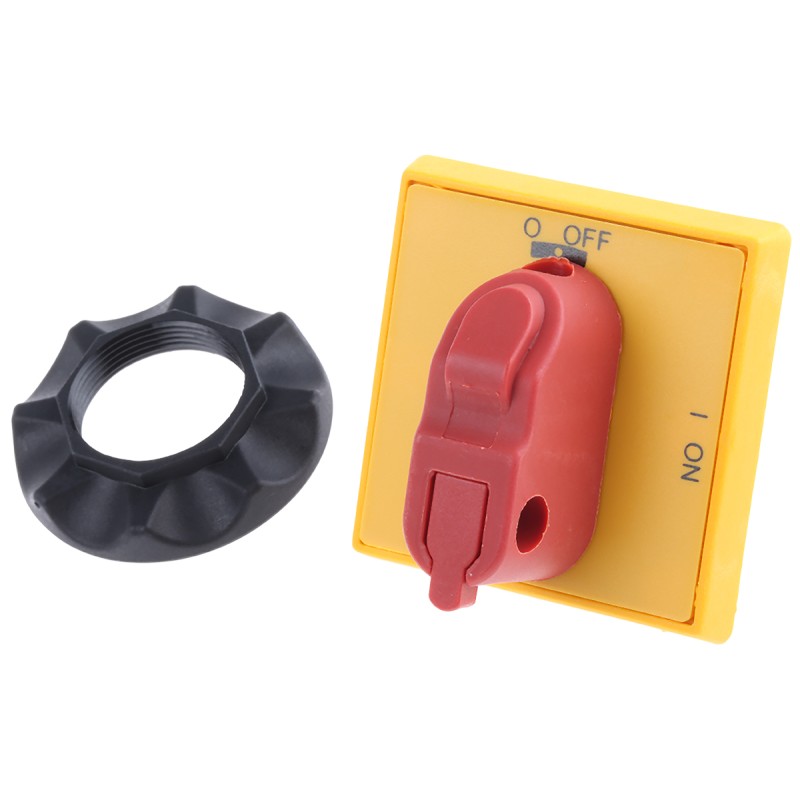 1 pcs - ABB Red/Yellow Rotary Handle