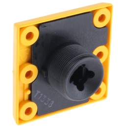 1 pcs - ABB Red/Yellow Rotary Handle