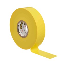 1 pcs - 3M Scotch 35 Yellow PVC Electrical Tape, 19mm x 20m