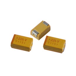 25 pcs - KYOCERA AVX 10μF Electrolytic Electrolytic Capacitor 10V dc, TPS Series