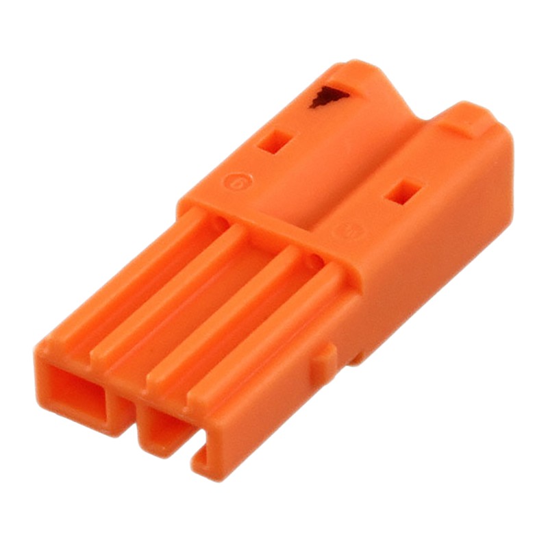 10 pcs - TE Connectivity Wire to Wire, 2-Pole, Male, 2-Way, Cable Mount, 4A