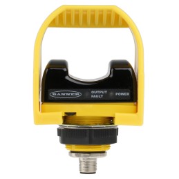 1 pcs - Banner 1 Button Self-Checking Optical Touch Buttons, Black, Yellow, STB Series