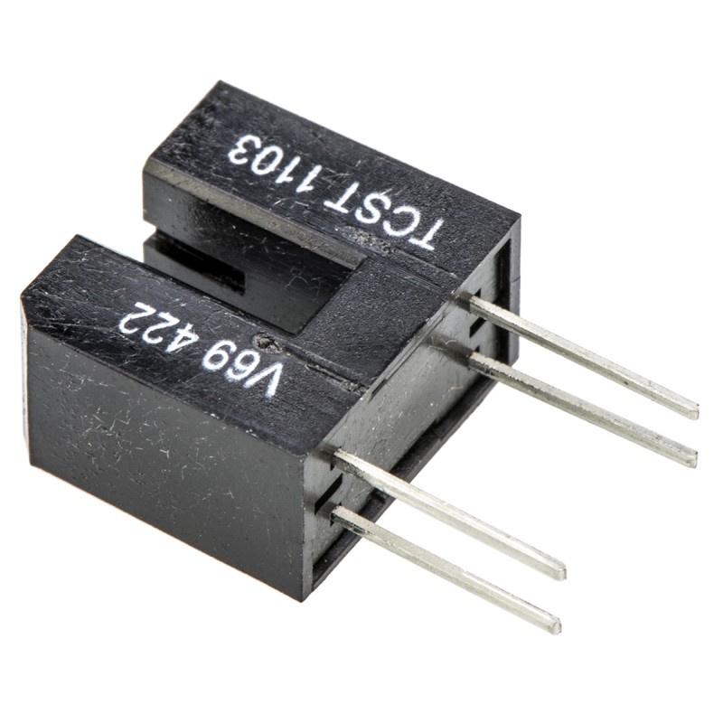 5 pcs - TCST1103 Vishay, Through Hole Slotted Optical Switch, Phototransistor Output