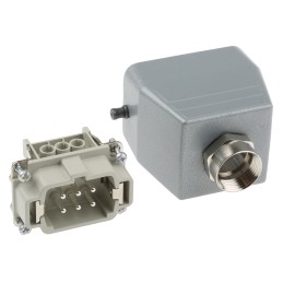 1 pcs - Epic Contact Plug Kit, 6 Way, 16A, Male, H-BE, 440 V