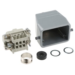 1 pcs - Epic Contact Plug Kit, 6 Way, 16A, Male, H-BE, 440 V