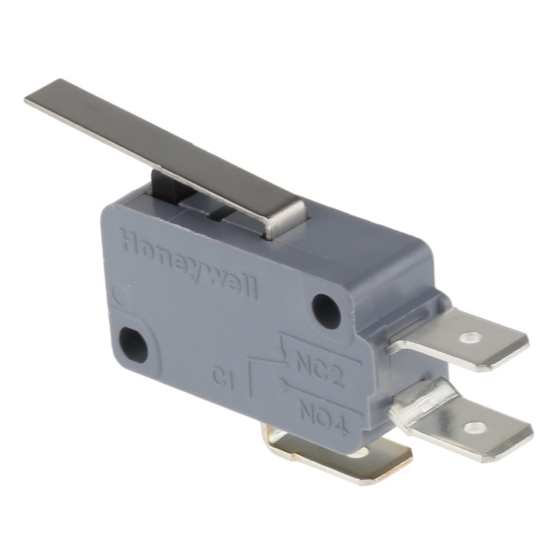 1 pcs - Honeywell Leaf Lever Micro Switch, Tab Terminal, 16 A @ 250 V ac, SPDT