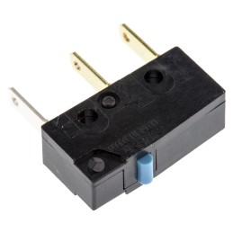 1 pcs - Omron Pin Plunger Subminiature Micro Switch, Tab Terminal, 5 A @ 125 V ac, SPDT, IP40