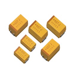 25 pcs - KYOCERA AVX 10μF Electrolytic Tantalum Capacitor 16V dc, TPS Series