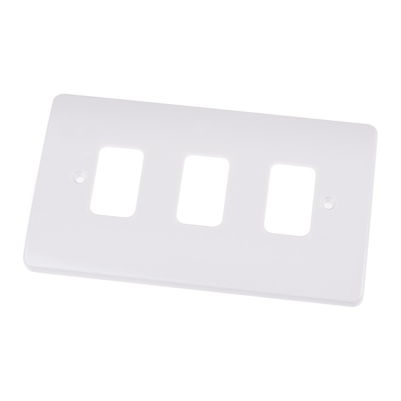 1 pcs - MK Electric White 3 Gang Light Switch Cover