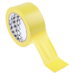 1 pcs - 3M Scotch 764 Yellow Vinyl 33m Lane Marking Tape, 0.13mm Thickness
