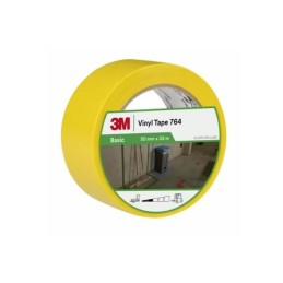 1 pcs - 3M Scotch 764 Yellow Vinyl 33m Lane Marking Tape, 0.13mm Thickness