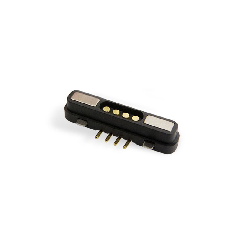 1 pcs - EDAC, 686, Straight PCB Mount Female Magnetic Connector, Solder Pin Termination
