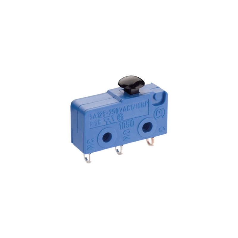 1 pcs - Marquardt Mushroom Shaped Micro Switch, Solder Terminal, 5 A @ 250 V ac, SP-CO, IP00, IP40