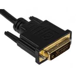 1 pcs - RS PRO Male DisplayPort to Male DVI-D Dual Link, PVC Cable, 1080p, 2m