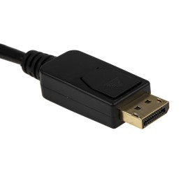 1 pcs - RS PRO Male DisplayPort to Male DVI-D Dual Link, PVC Cable, 1080p, 2m
