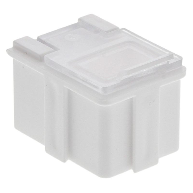 5 pcs - Licefa White ABS Compartment Box, 21mm x 29mm x 22mm