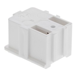 5 pcs - Licefa White ABS Compartment Box, 21mm x 29mm x 22mm