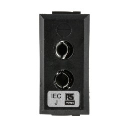 1 pcs - RS PRO Fascia Thermocouple Connector for Use with Type J Thermocouple, Standard Size, IEC Standard