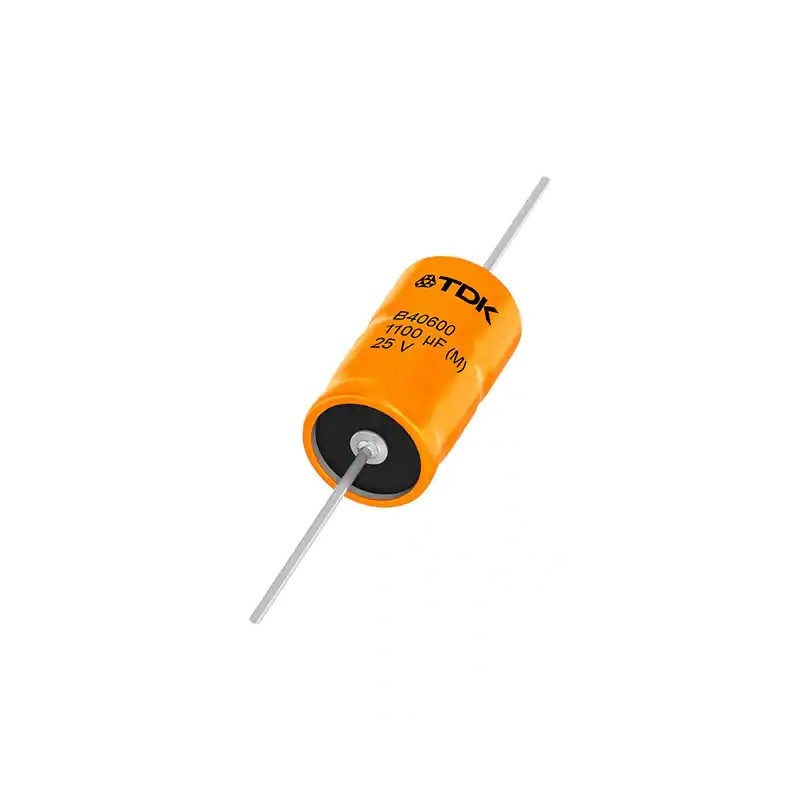 324 pcs - EPCOS 1000μF Polymer Aluminium Capacitor 35V dc, Axial, Through Hole - B40600B7108M001