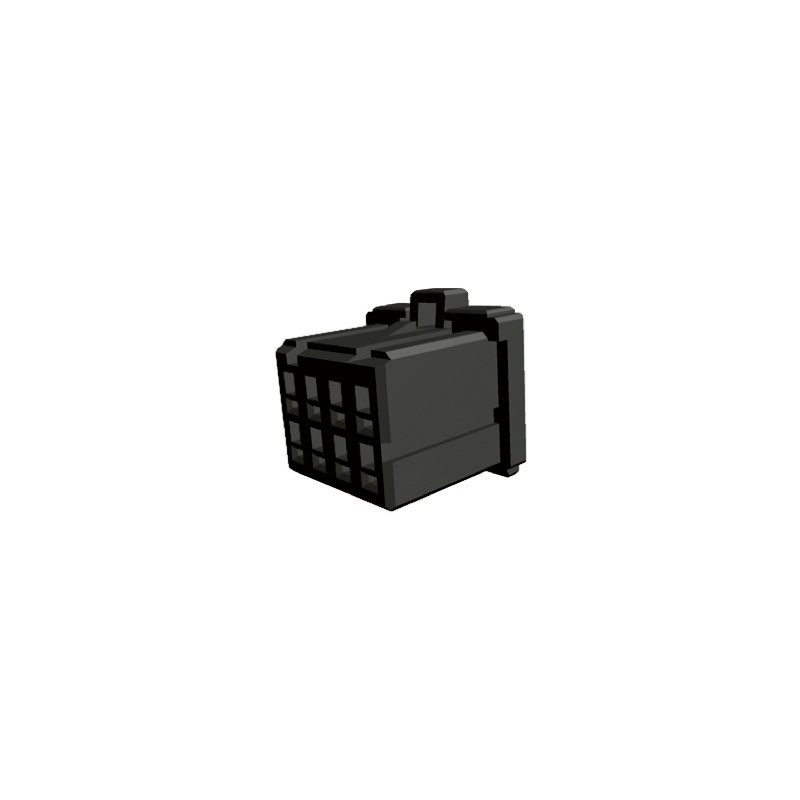 250 pcs - TE Connectivity, Dynamic 1000 Female Connector Housing, 2.5mm Pitch, 8 Way, 2 Row