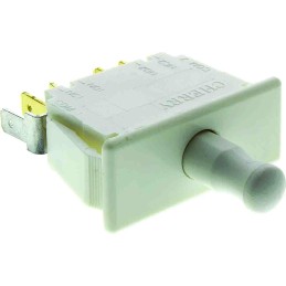 1 pcs - ZF Door Micro Switch, Button, DPDT 10 A @ 250 V ac, -40 - +85°C