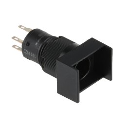 1 pcs - Omron A3C Series Illuminated Push Button Switch, Momentary, Panel Mount, 12mm Cutout, SPST, 250V ac, IP40