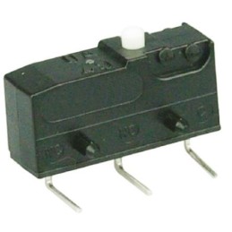1 pcs - ZF Button Micro Switch, Through Hole Terminal, 6 A @ 250 V ac, SPDT