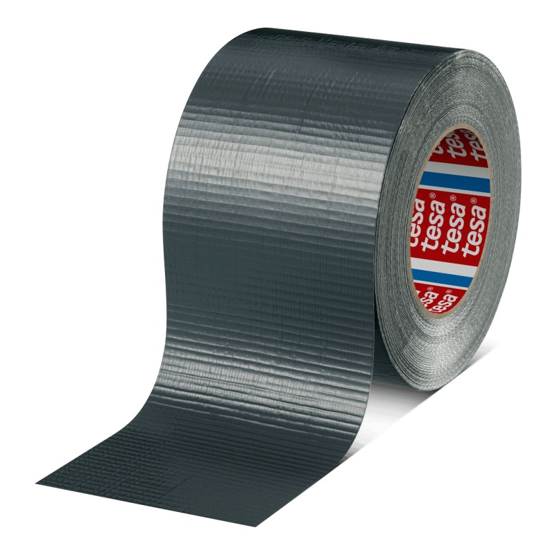12 pcs - Tesa 4662 Duct Tape, 50m x 96mm, Silver