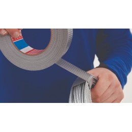 12 pcs - Tesa 4662 Duct Tape, 50m x 96mm, Silver