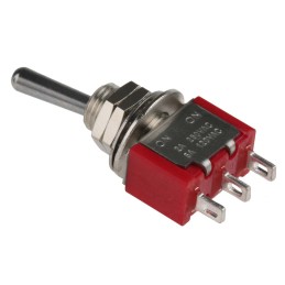 1 pcs - RS PRO Toggle Switch, Panel Mount, On-On, SPDT, Solder Terminal