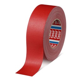 18 pcs - Tesa Red Acrylic Coated Gaffa Tape, 50mm x 50m, 0.28mm Thick