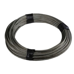 1 Reel of 50 M - RS PRO Galvanised Metal Wire Rope, 50m