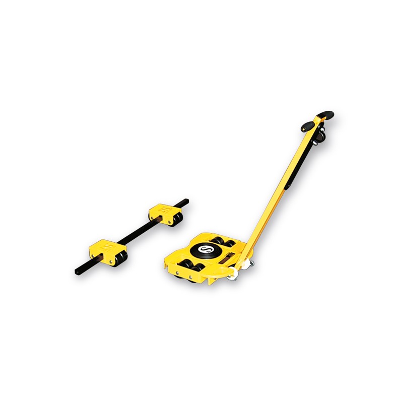 1 Set - STEERMAN Steel Dolly, 20t Load, 1500mm W x 102mm L