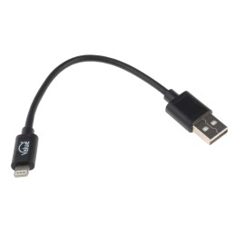 1 pcs - RS PRO USB 2.0 Cable, Male USB A to Male Lightning Cable, 150mm