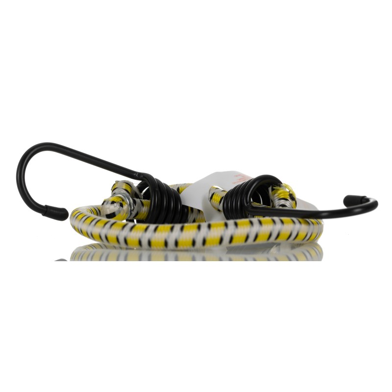 1 pcs - RS PRO 2 Hooks Bungee Cord, 18in Long, 8 mm Diameter