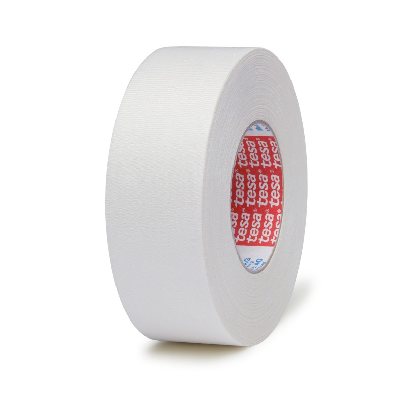 6 pcs - Tesa 4549 Cloth Tape, 50m x 100mm, White