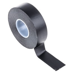 8 pcs - Advance Tapes AT7 Black PVC Electrical Tape, 19mm x 20m