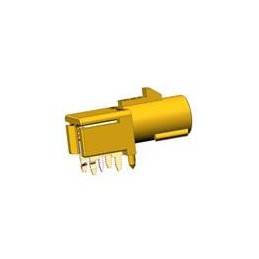 10 pcs : R197.166.K14 - RF Connectors / Coaxial Connectors Right angle stamped&formed Fakra PCB header with error proof pin codi