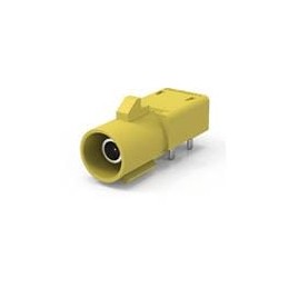 10 pcs : R197.166.K28 - RF Connectors / Coaxial Connectors Right-angle stamped&formed low profile Fakra PCB header coding K