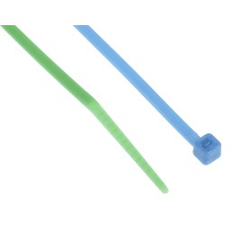 1 Bag of 250 - RS PRO Cable Tie, 100mm x 2.5 mm, Assorted Nylon, Pk-250