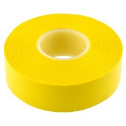 1 Reel of 1 - Advance Tapes AT7 Yellow PVC Electrical Tape, 19mm x 20m