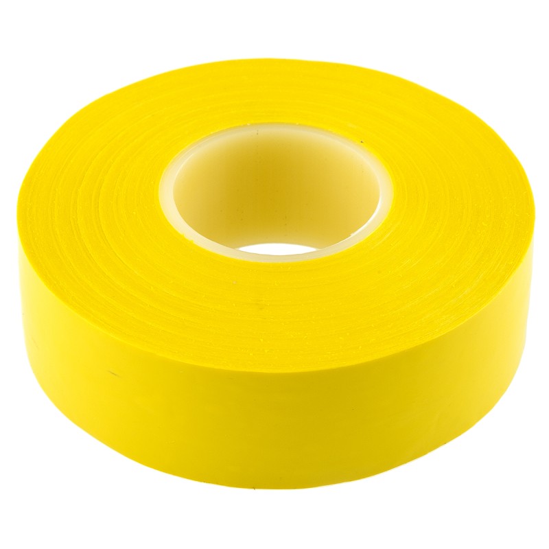 1 Reel of 1 - Advance Tapes AT7 Yellow PVC Electrical Tape, 19mm x 20m
