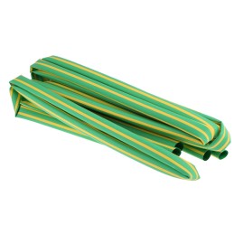 1 Pack of 5 - RS PRO Heat Shrink Tubing, Green 12.7mm Sleeve Dia. x 1.2m Length 2:1 Ratio