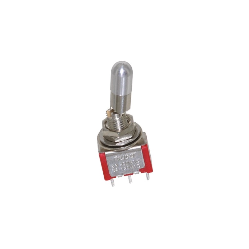 1 pcs - TE Connectivity Toggle Switch, Panel Mount, On-On, SPDT, Solder Terminal, 120 ac/dc, 28V ac/dc
